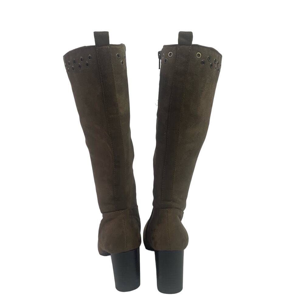 Kim Rogers Jenna2 Brown Heeled Tall Boots Size‎ 7M - Picture 4 of 13